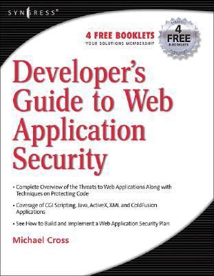 Developer's Guide to Web Application Security B00YDJPKV8 Book Cover