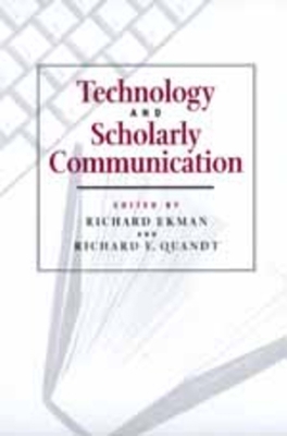 Technology and Scholarly Communication B00AK2XM5I Book Cover