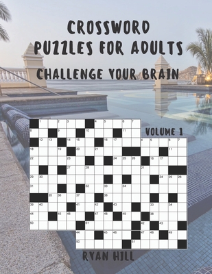 Crossword puzzles for adults: Challenge your br... B09GJKKN6R Book Cover