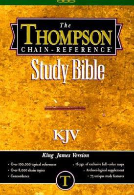 Thompson Chain Reference Bible-KJV-Hand Size 0887071422 Book Cover