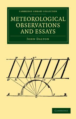 Meteorological Observations and Essays 1108184480 Book Cover
