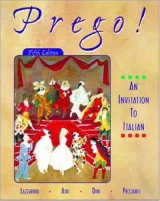 Prego! an Invitation to Italian (Student Editio... 0072342218 Book Cover