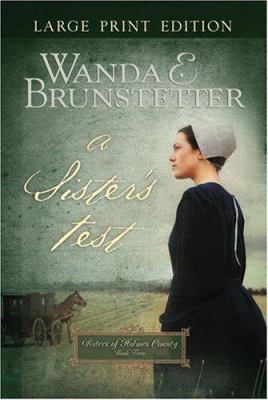 A Sister's Test: Large Print [Large Print] 1597899801 Book Cover