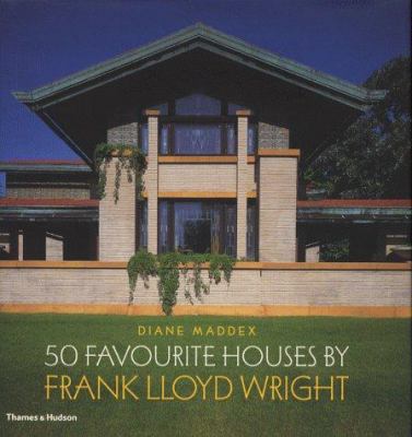 50 Favourite Houses by Frank Lloyd Wright 0500019924 Book Cover