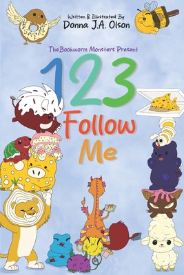 1 2 3 Follow Me: The Bookworm Monsters Present B0GTJ37WKT Book Cover