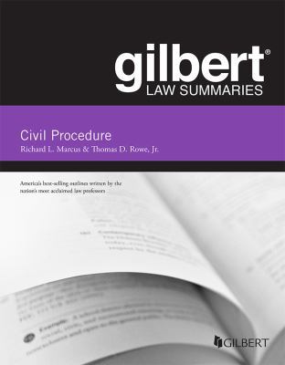 Gilbert Law Summary on Civil Procedure 1683281012 Book Cover