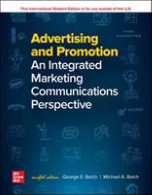 ISE Advertising and Promotion: An Integrated Ma... 1260570991 Book Cover