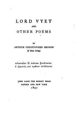 Lord Vyet and Other Poems 1533036632 Book Cover