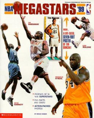 NBA Megastars '99 (NBA) 0590054686 Book Cover