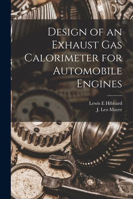 Design of an Exhaust gas Calorimeter for Automo... 1019260270 Book Cover