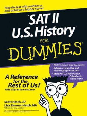 SAT II U.S. History for Dummies 076457843X Book Cover