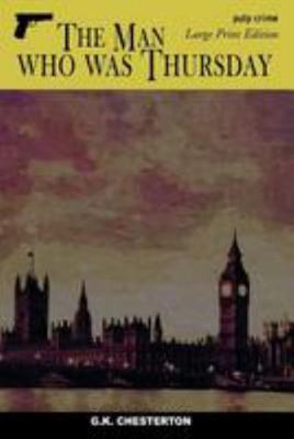 The Man who was Thursday: Large Print Edition 1983641405 Book Cover