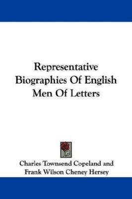 Representative Biographies Of English Men Of Le... 1430499036 Book Cover