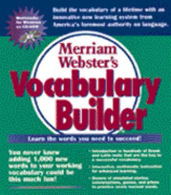 Merriam Webster's Vocabulary Builder 0877794588 Book Cover