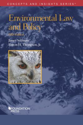 Environmental Law and Policy (Concepts and Insi... 1683287908 Book Cover