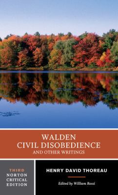 Walden / Civil Disobedience / And Other Writing... 0393930904 Book Cover