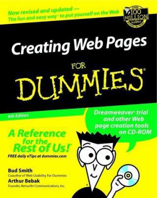 Creating Web Pages For Dummies 0764516434 Book Cover
