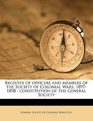 Register of Officers and Members of the Society... 1177398389 Book Cover