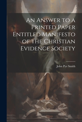 An Answer to a Printed Paper Entitled Manifesto... 1022032577 Book Cover