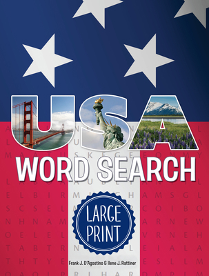 USA Word Search [Large Print] 0486857123 Book Cover