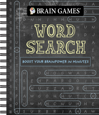 Brain Games - Word Search (Chalkboard - 320 Pages) 1639383565 Book Cover