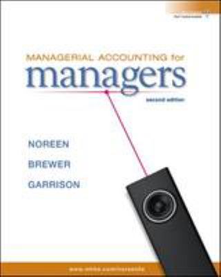 Managerial Accounting for Managers 0073527130 Book Cover