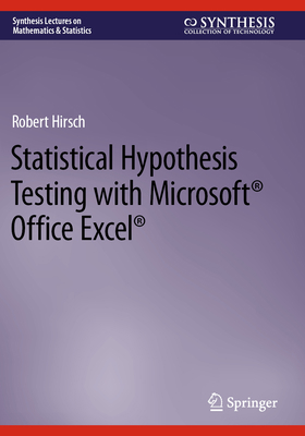 Statistical Hypothesis Testing with Microsoft (... 3031042042 Book Cover