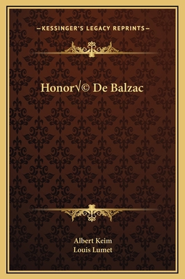 Honoré De Balzac 1169241093 Book Cover