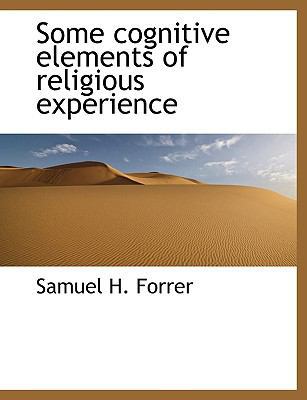 Some Cognitive Elements of Religious Experience 1115119842 Book Cover