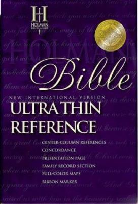 NIV Ultrathin Reference Bible (New Internationa... 0879819235 Book Cover