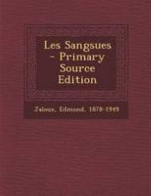 Les Sangsues [French] 1295076403 Book Cover