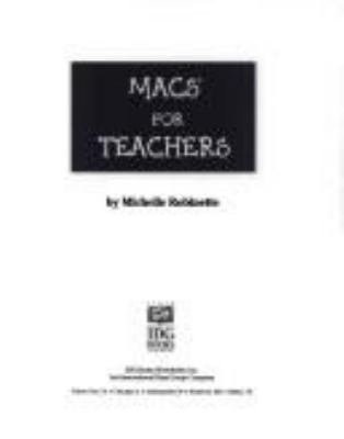 Macs For Teachers for Dummies 1568846010 Book Cover