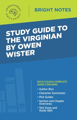 Study Guide to The Virginian by Owen Wister 1645423662 Book Cover