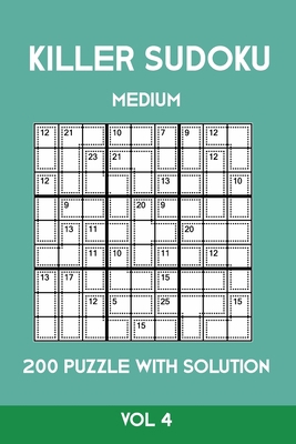 Killer Sudoku Medium 200 Puzzle WIth Solution V... 1701155621 Book Cover
