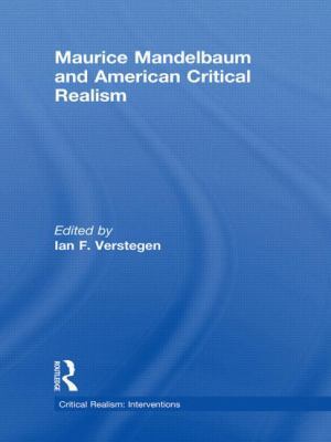 Maurice Mandelbaum and American Critical Realism 0415473020 Book Cover
