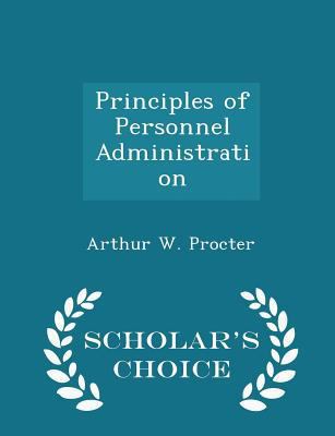 Principles of Personnel Administration - Schola... 1297156250 Book Cover