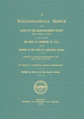 A Bibliographical Sketch of the Laws of the Mas... 1584776293 Book Cover