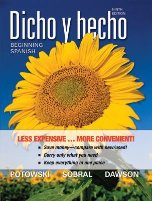 Dicho y Hecho, Binder Version: Beginning Spanish [Spanish] 0470917822 Book Cover