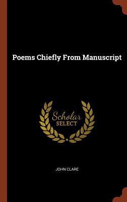 Poems Chiefly From Manuscript 1374882542 Book Cover