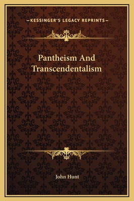 Pantheism And Transcendentalism 1169196578 Book Cover