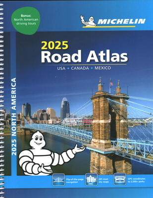 Michelin North America Road Atlas 2025: USA - C... 2067263056 Book Cover