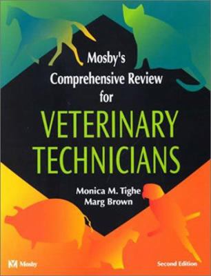 Mosby's Comprehensive Review for Veterinary Tec... 032301934X Book Cover
