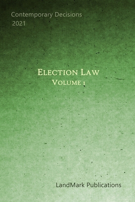 Election Law: Volume 1            Book Cover