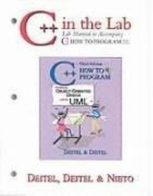 C++ Lab Manual 0130895792 Book Cover