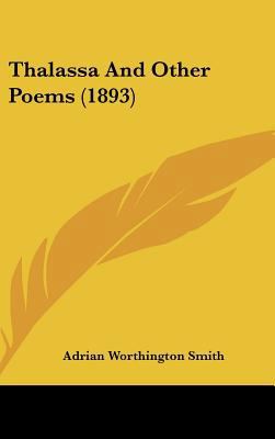 Thalassa And Other Poems (1893) 1161958886 Book Cover