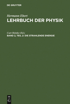 Die strahlende Energie [German] 3111076644 Book Cover