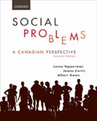 Social Problems: A Canadian Perspective 0195425006 Book Cover