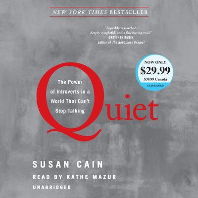 Quiet: The Power of Introverts in a World That ... 1984884360 Book Cover