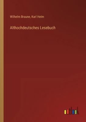 Althochdeutsches Lesebuch [German] 3368535749 Book Cover