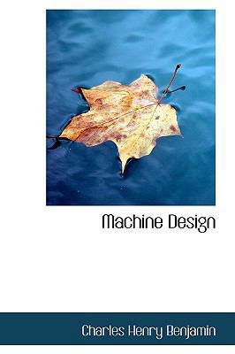 Machine Design 1103909770 Book Cover